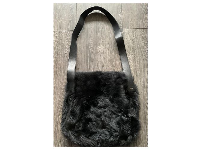 Borsa a Tracolla Gucci in Pelle Nera Nero - vista 6