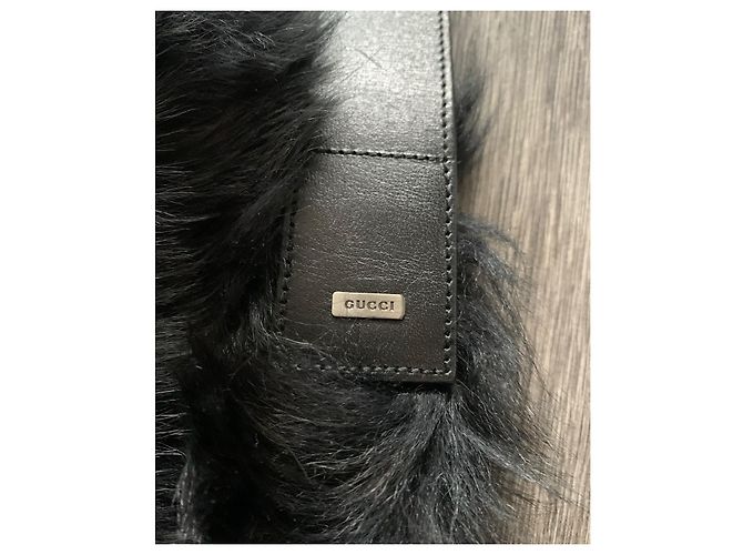 Borsa a Tracolla Gucci in Pelle Nera Nero - vista 7