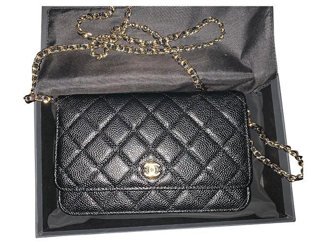 Wallet On Chain Chanel borse, portafogli, casi Nero - vista 2