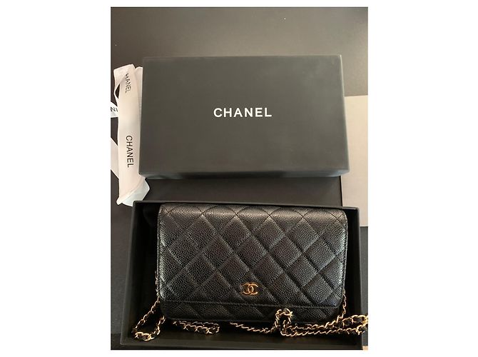 Wallet On Chain Chanel borse, portafogli, casi Nero - vista 14
