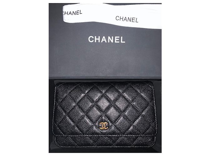 Wallet On Chain Chanel borse, portafogli, casi Nero - vista 16