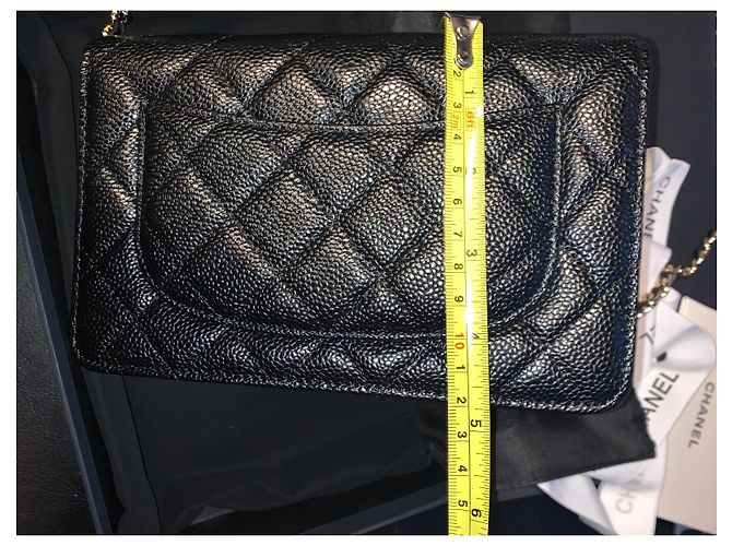 Wallet On Chain Chanel borse, portafogli, casi Nero - vista 4
