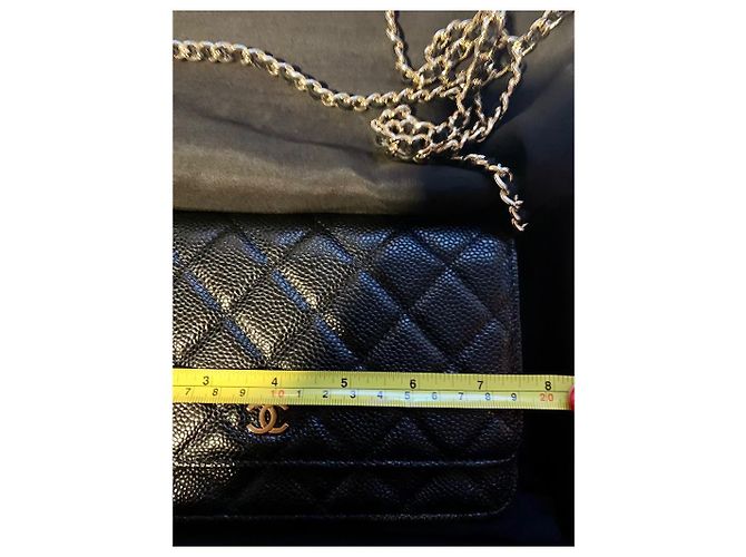Wallet On Chain Chanel borse, portafogli, casi Nero - vista 5