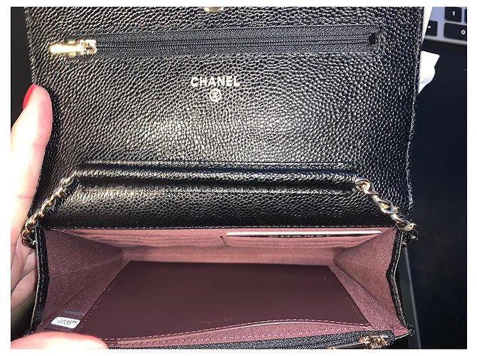 Wallet On Chain Chanel borse, portafogli, casi Nero - vista 8