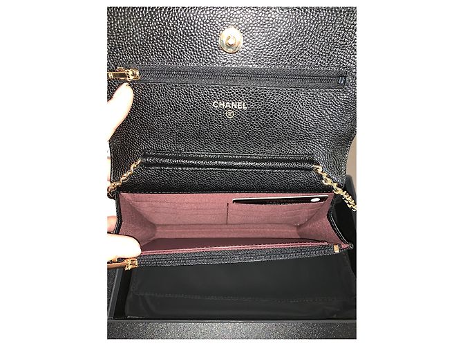 Wallet On Chain Chanel borse, portafogli, casi Nero - vista 10