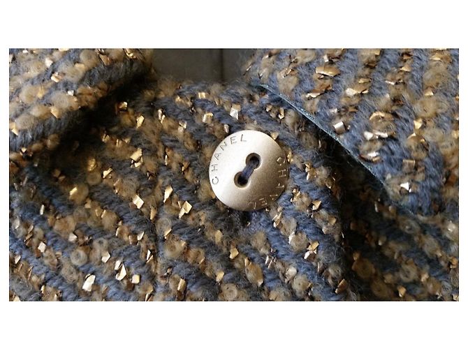 Chanel Jacke aus Wolle Gold Grösse 36 Golden - Ansicht 10