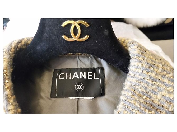 Chanel Jacke aus Wolle Gold Grösse 36 Golden - Ansicht 6