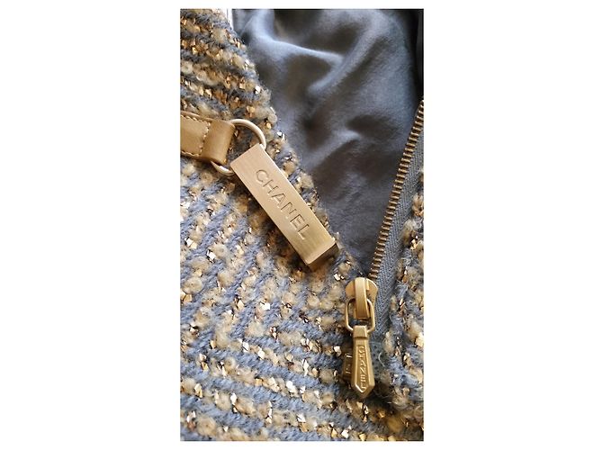 Chanel Jacke aus Wolle Gold Grösse 36 Golden - Ansicht 8