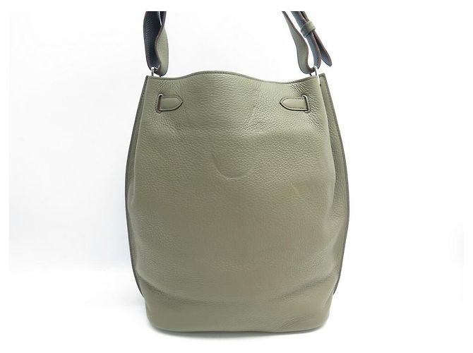 Borsa Hermès So Kelly 26 2011 BORSA A MANO SECCHIELLO IN PELLE KHAKI KHAKI KHAKI Cachi - vista 2
