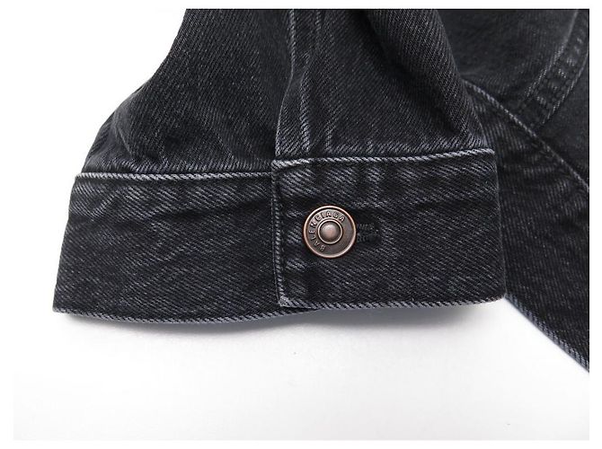 NEUE BALENCIAGA-JACKE 482125 42 IT 38 FR M DENIM OVERSIZE JACKE JACKE - Ansicht 10