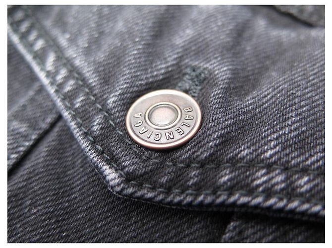 NEUE BALENCIAGA-JACKE 482125 42 IT 38 FR M DENIM OVERSIZE JACKE JACKE - Ansicht 11