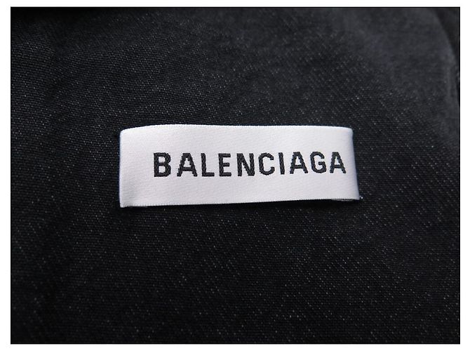 NEUE BALENCIAGA-JACKE 482125 42 IT 38 FR M DENIM OVERSIZE JACKE JACKE - Ansicht 4