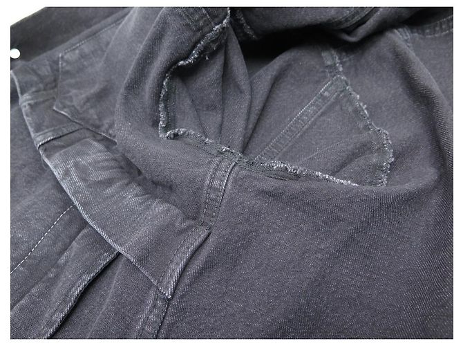 NEUE BALENCIAGA-JACKE 482125 42 IT 38 FR M DENIM OVERSIZE JACKE JACKE - Ansicht 9