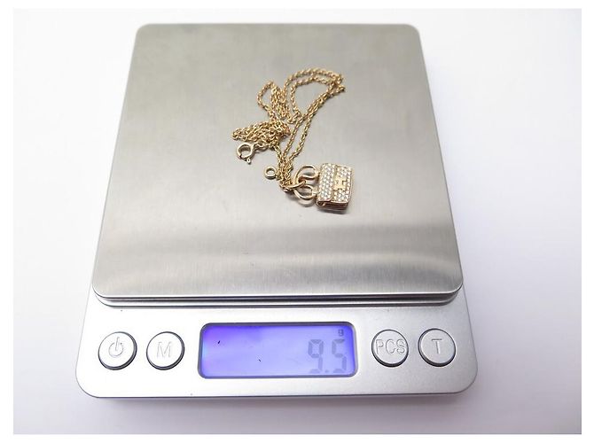 Constance Hermès COLLANA HERMES CIONDOLO AMULETTO COSTANZA ORO E DIAMANTI COLLANA IN ORO D'oro - vista 5