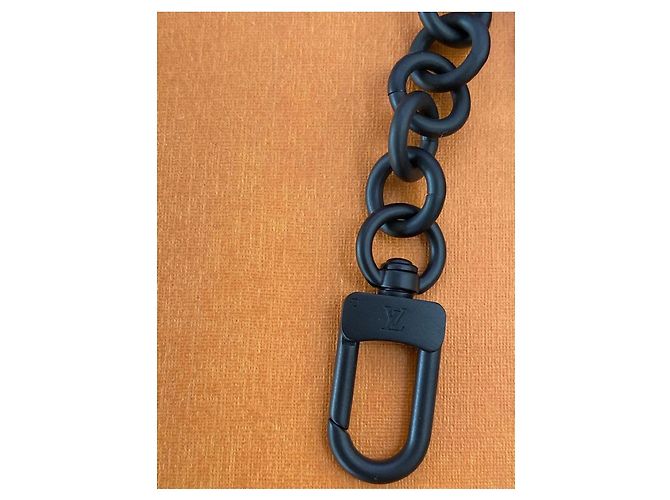 tracolla amovibile catena Louis Vuitton nera Nero - vista 4