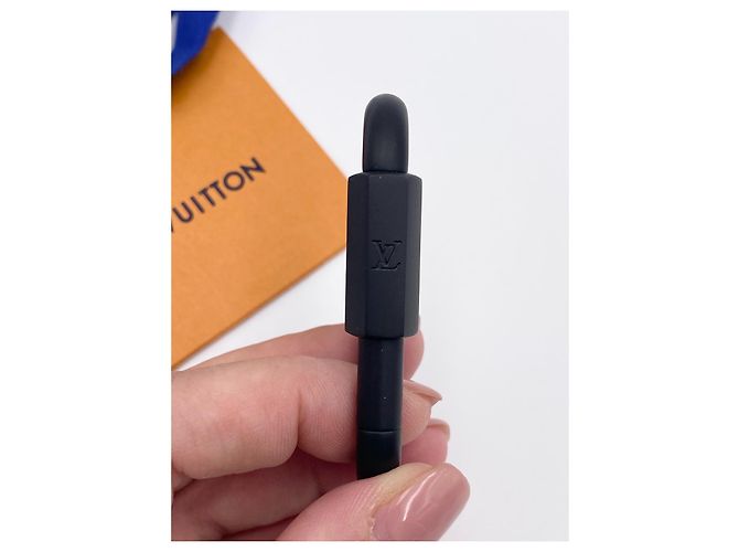 Charm gancio moschettone nero Louis Vuitton Virgili Abloh - vista 6