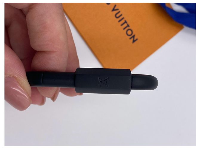 Charm gancio moschettone nero Louis Vuitton Virgili Abloh - vista 7