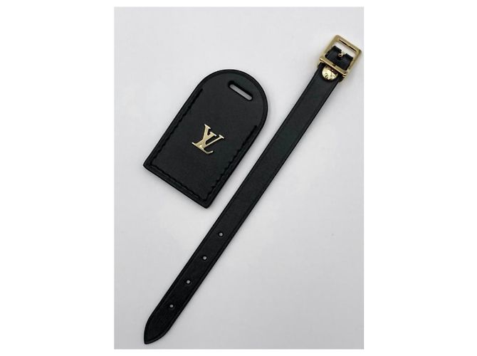 Louis Vuitton luggage tag Nero - vista 3