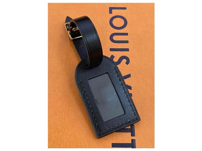 Louis Vuitton luggage tag Nero - vista 7