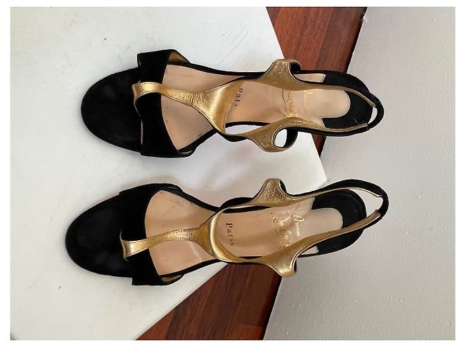 Christian Louboutin sandali in edizione limitata Nero - vista 3