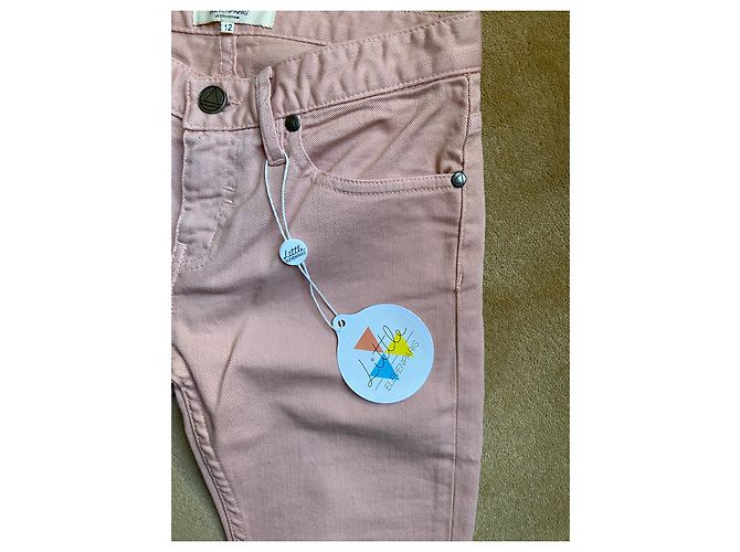 Eleven Paris Rosa Baumwolljeans Mädchen Pink - Ansicht 4