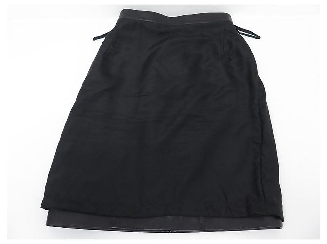 COMPLETO CHANEL NERO E ROSSO GIACCA E GONNA GIACCA E GONNA NERO ROSSO - vista 13