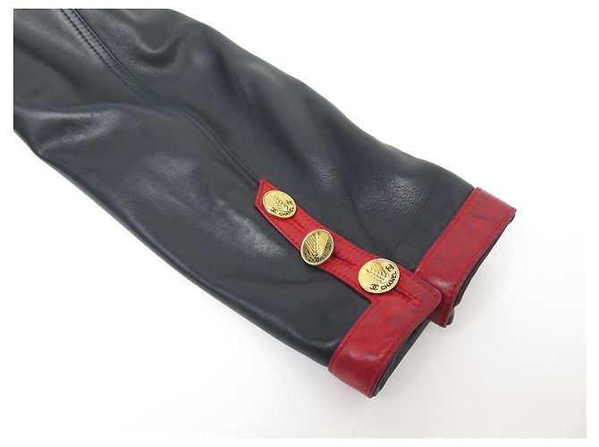 COMPLETO CHANEL NERO E ROSSO GIACCA E GONNA GIACCA E GONNA NERO ROSSO - vista 9