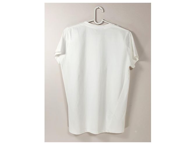 Camiseta Courreges blanca de algodón Blanco Multicolor - vista 4