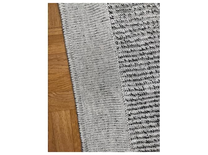 Iro Wollpullover Dunkelgrau mit Reißverschluss an der Schulter Anthrazitgrau - Ansicht 4