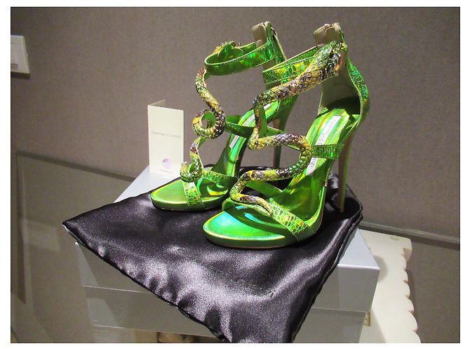 Autre Marque Sandali Gioiello Gianmarco Lorenzi serpente verde - vista 12