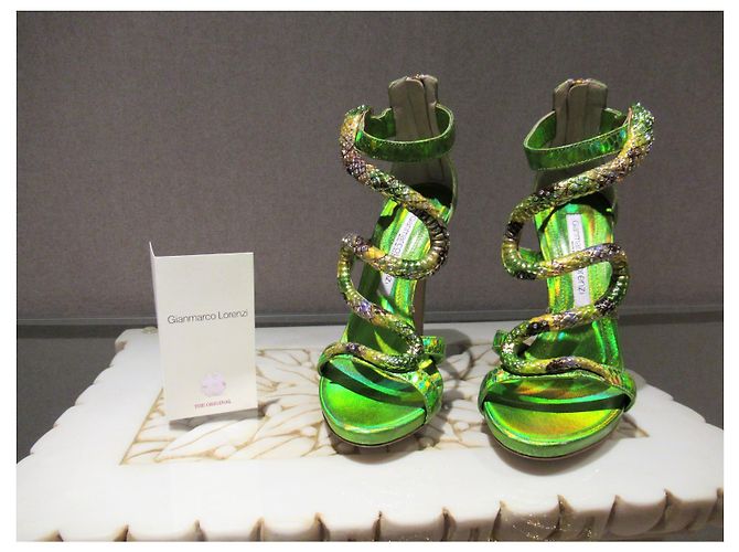 Autre Marque Sandali Gioiello Gianmarco Lorenzi serpente verde - vista 3