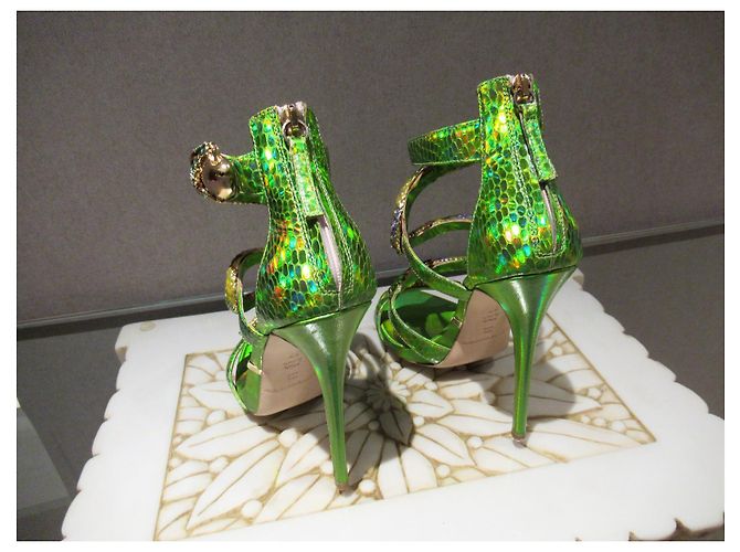 Autre Marque Sandali Gioiello Gianmarco Lorenzi serpente verde - vista 6
