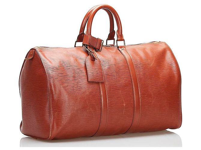 Louis Vuitton Epi Keepall 45 M42973 Marrone - vista 2