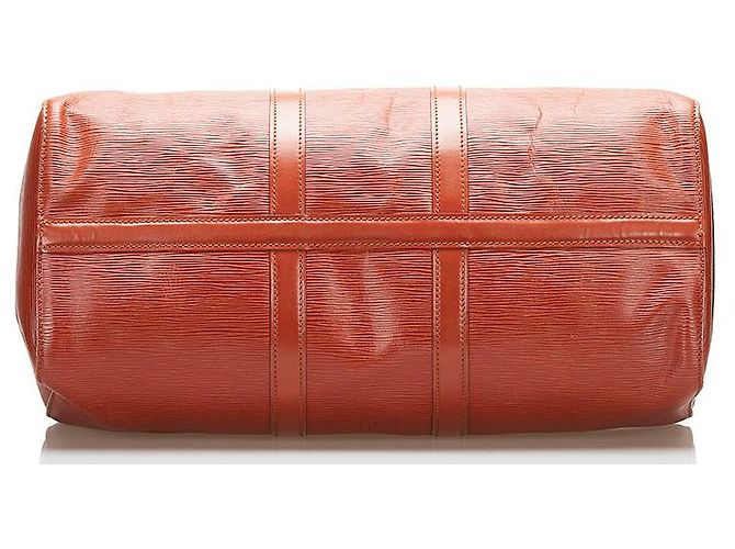 Louis Vuitton Epi Keepall 45 M42973 Marrone - vista 4