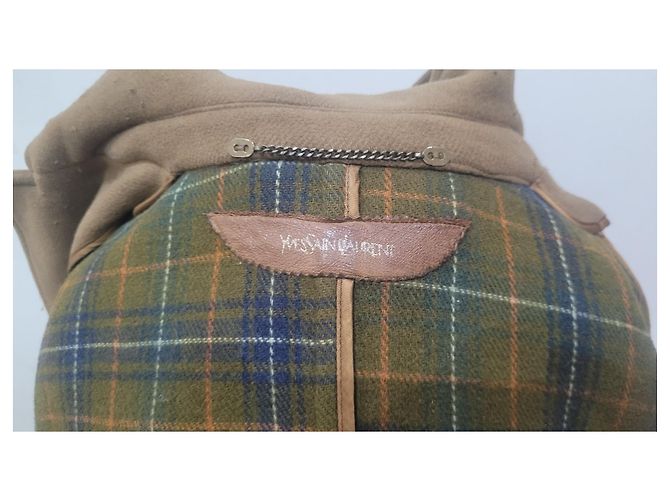 Yves Saint Laurent cappotto Marrone - vista 10
