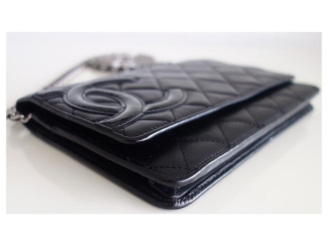 Wallet On Chain Portafoglio su Chain Chanel Nero - vista 2