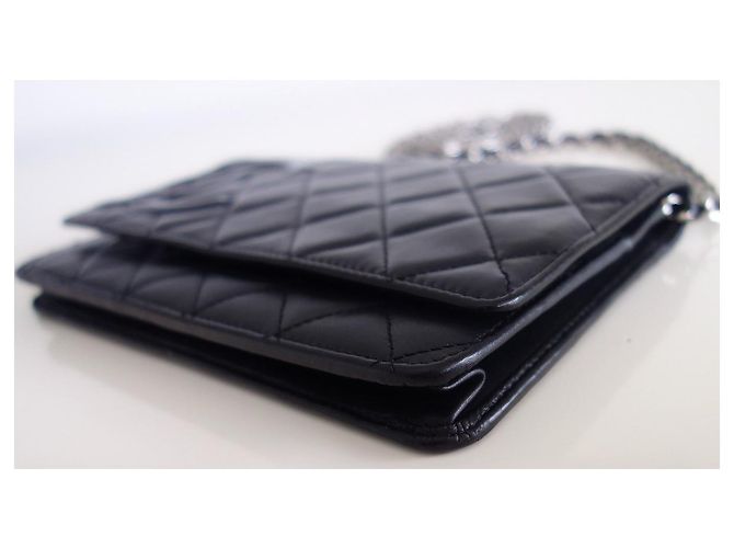 Wallet On Chain Portafoglio su Chain Chanel Nero - vista 3