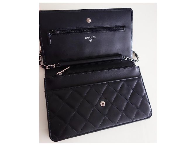 Wallet On Chain Portafoglio su Chain Chanel Nero - vista 6