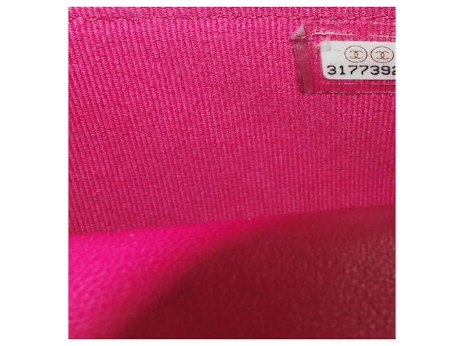 Timeless Chanel mini pochette fucsia classica Rosa - vista 6