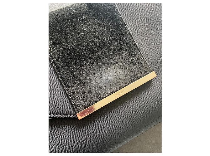Borsa Dkny in pelle nera Nero - vista 2