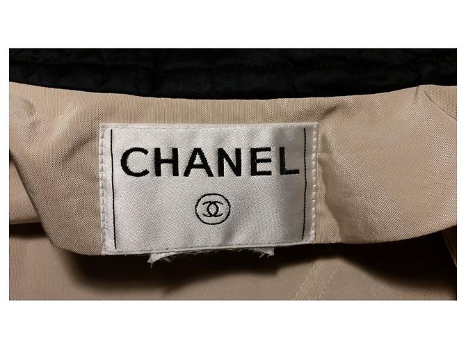 Chanel Jacke Beige aus Polyamid Größe 36 - Ansicht 5