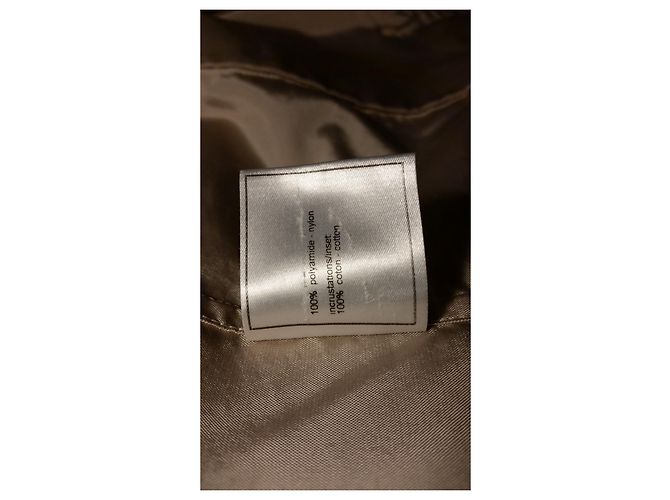 Chanel Jacke Beige aus Polyamid Größe 36 - Ansicht 6