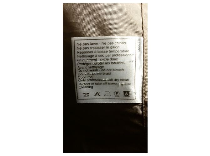 Chanel Jacke Beige aus Polyamid Größe 36 - Ansicht 7