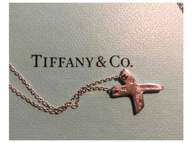 Collana Tiffany & Co Paloma Picasso Kiss in argento 40cm - vista 2