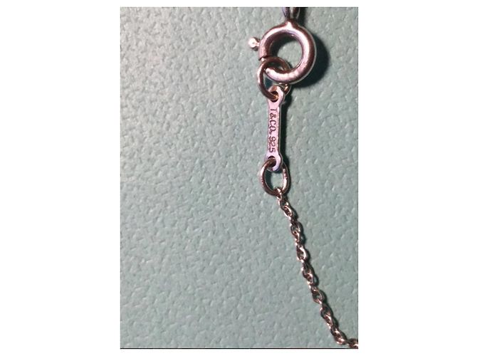 Collana Tiffany & Co Paloma Picasso Kiss in argento 40cm - vista 3
