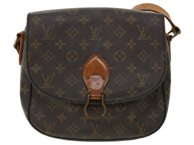 Saint-Cloud LOUIS VUITTON Monogram Saint Cloud GM Borsa a tracolla M51242 LV Auth em3542 Monogramma - vista 13