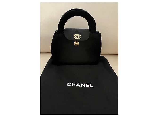 Executive Chanel Mini Bolsa Executiva Preto - vista 8
