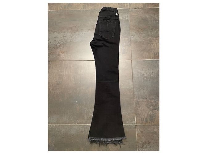 Vaqueros bootcut Unravel Project negros - vista 2
