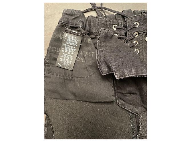 Vaqueros bootcut Unravel Project negros - vista 3