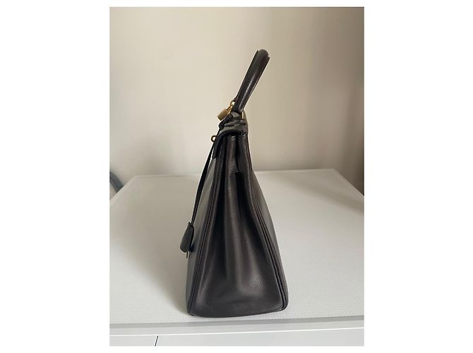 Hermès Kelly 32 Ritorno Marrone scuro - vista 5